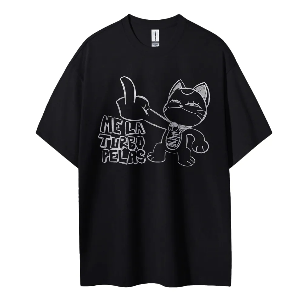 Anime Merchandise Store In Japan - Koszulka Dandadan Anime Kot Gest środkowego