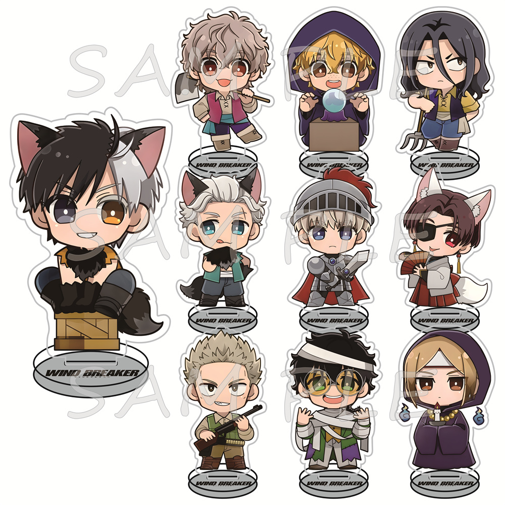 Windbreaker Anime Merchandise - Figurki akrylowe WIND BREAKER 10 cm,