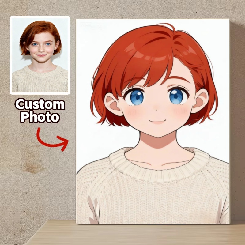 Anime Poster Print - Spersonalizowane portrety z anime, plakaty i