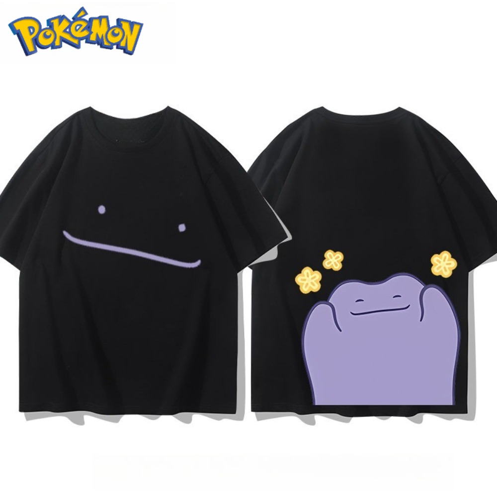 Anime Merchandise Store In Japan - Koszulka Pokémon Ditto z nadrukiem z