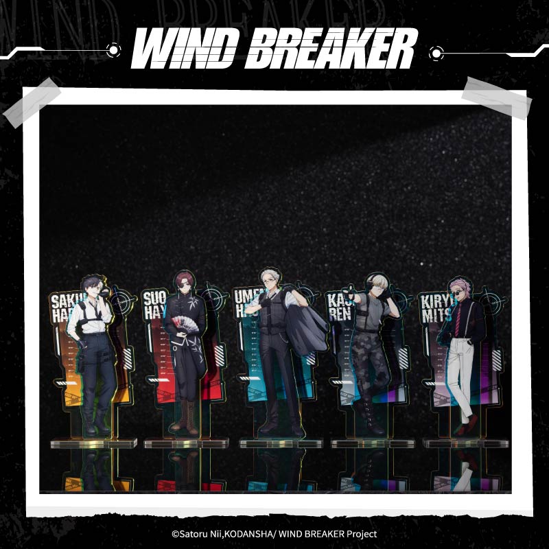Windbreaker Anime Merchandise - Aniplex Dostępne Od Ręki Akrylowe Figurki