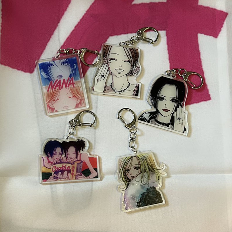Nana Anime Merchandise - Nana Anime akrylowy brelok Y2k ręcznie
