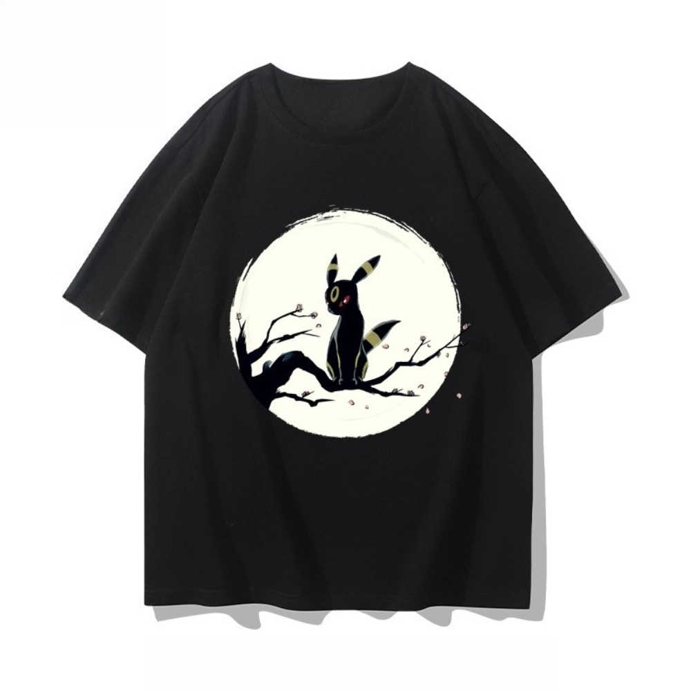 Anime Merchandise Store In Japan - Męska koszulka z nadrukiem Umbreon z