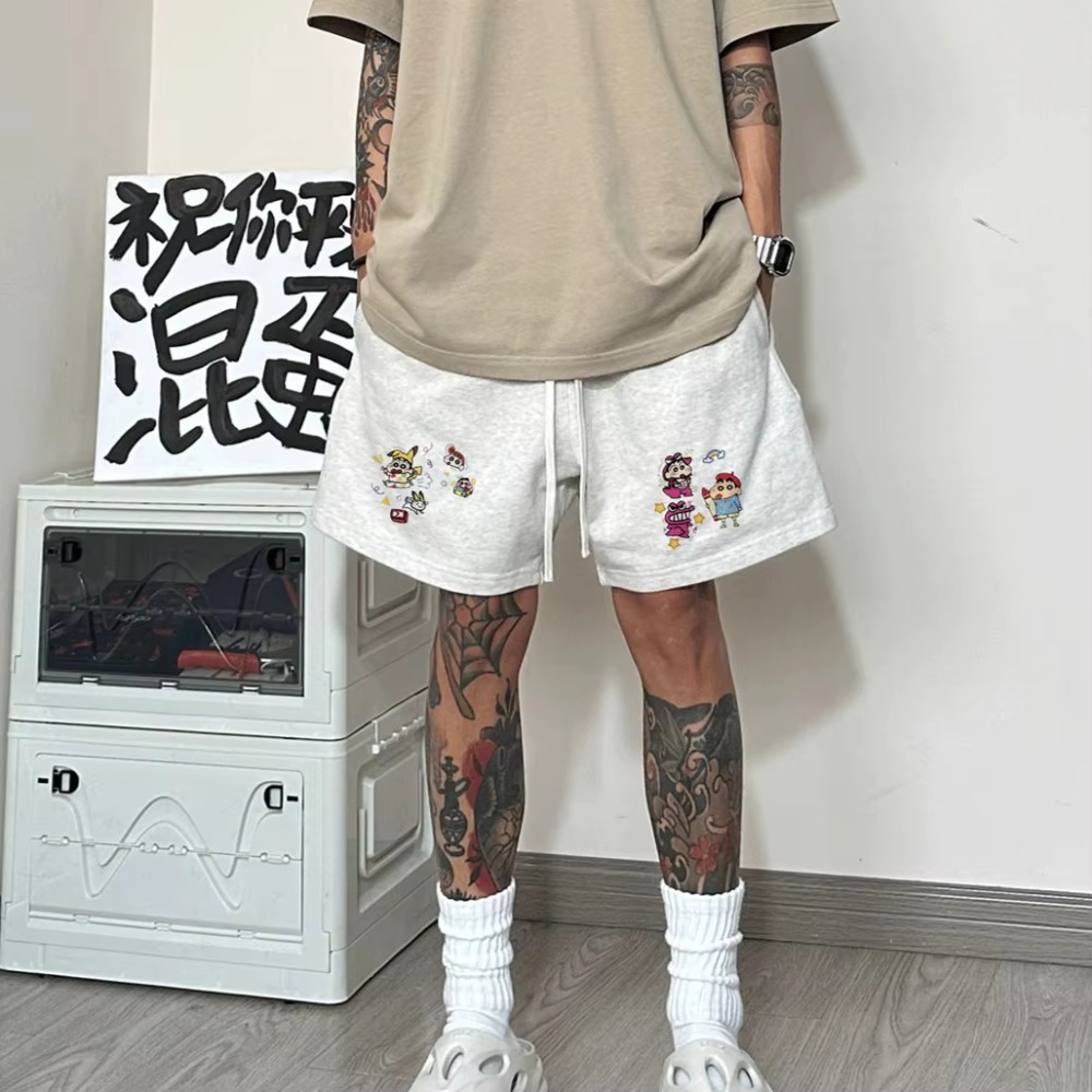 Anime Merchandise Store In Japan - Nowe męskie szorty Crayon Shin-chan letnie