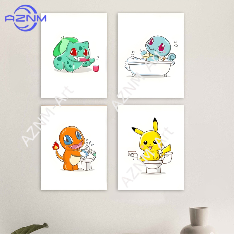 Anime Merchandise Posters - Zabawne obrazy na płótnie z kreskówkami