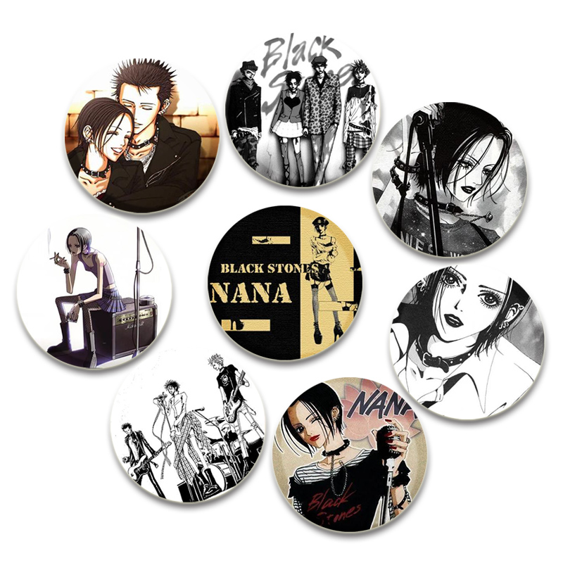 58mm Nana emalia Pin Anime rys – Nana Anime Merchandise recenzja i cena