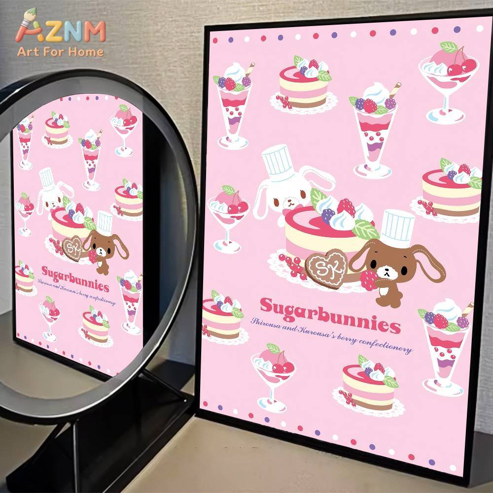 1 szt. AZMN Sugarbunnies Anime – Anime Merchandise Posters recenzja i cena