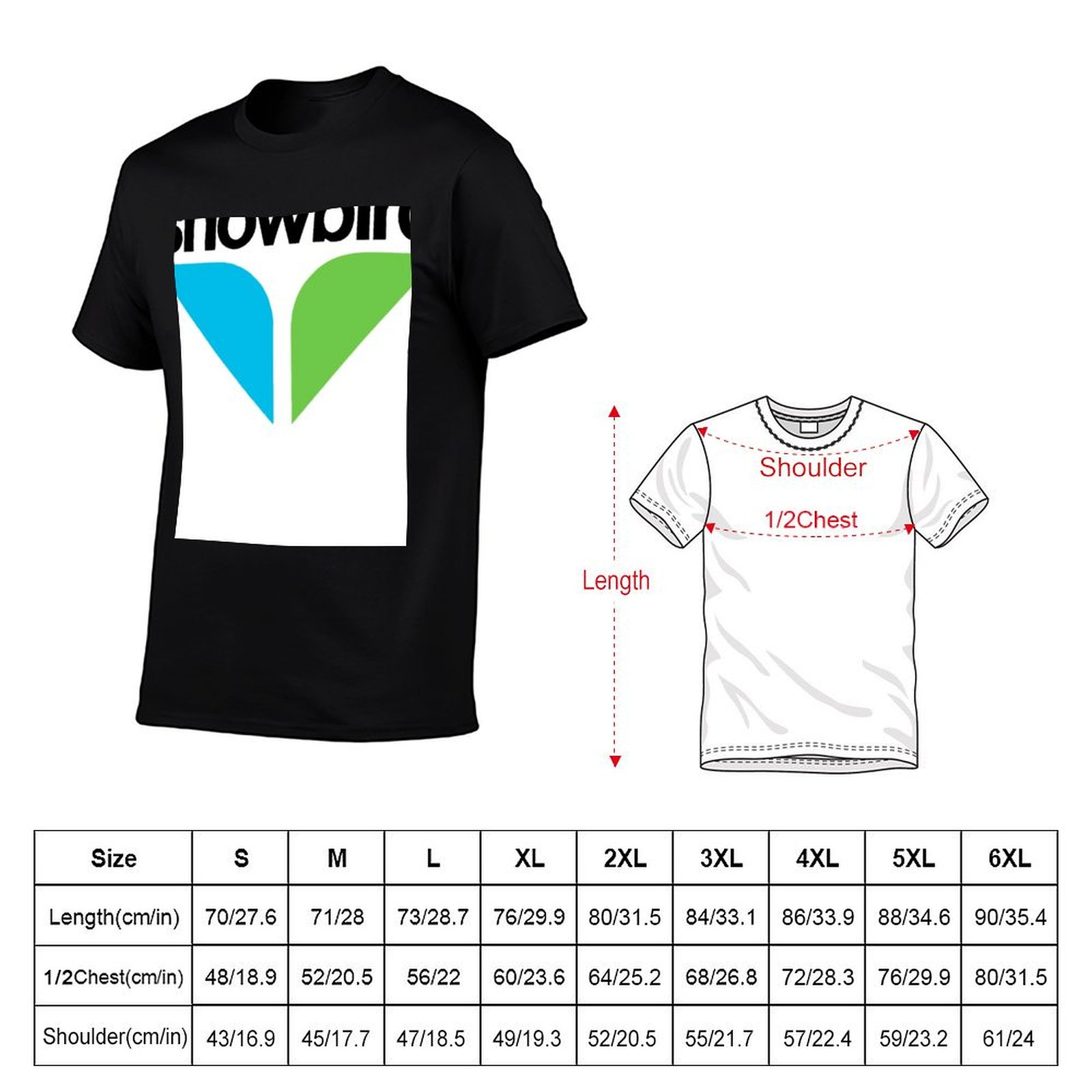 Koszulka z logo Snowbird, męsk – Anime Merchandise Logo recenzja i cena