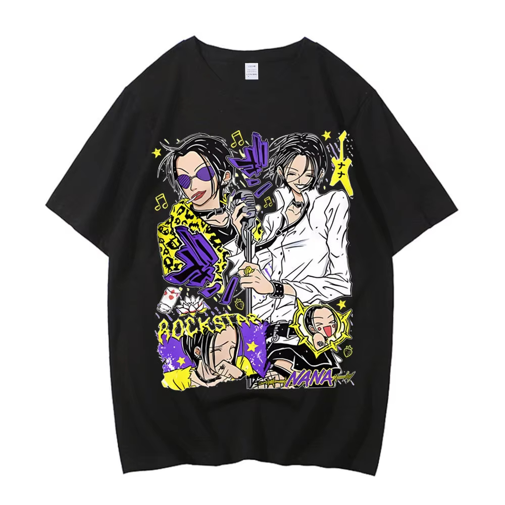 Koszulka z grafiką anime NANA, – Nana Anime Merchandise recenzja i cena