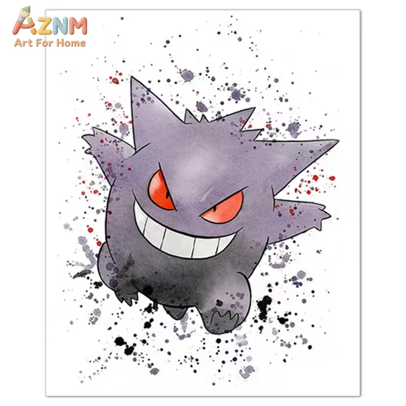 1 szt., Anime Pokemon Obraz na – Anime Merchandise Posters recenzja i cena