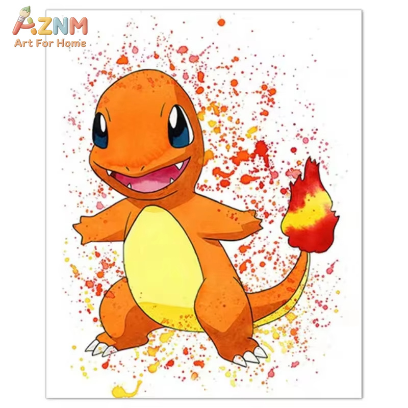1 szt., Anime Pokemon Obraz na – Anime Merchandise Posters recenzja i cena